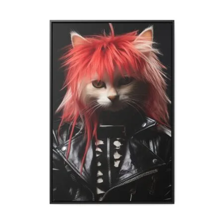 Neon Cat Warrior