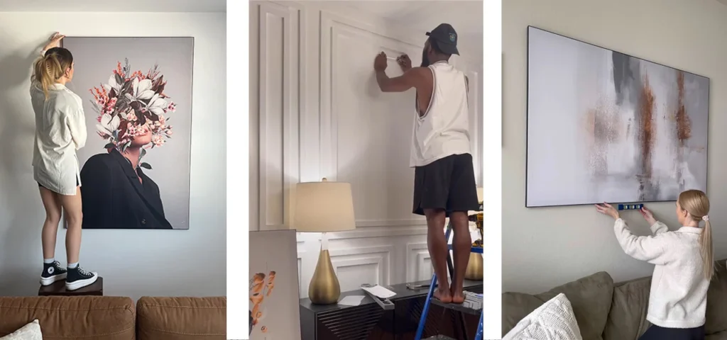 Never Guess Again: The Secret to Choosing the Perfect Wall Art Size measuring your wall space