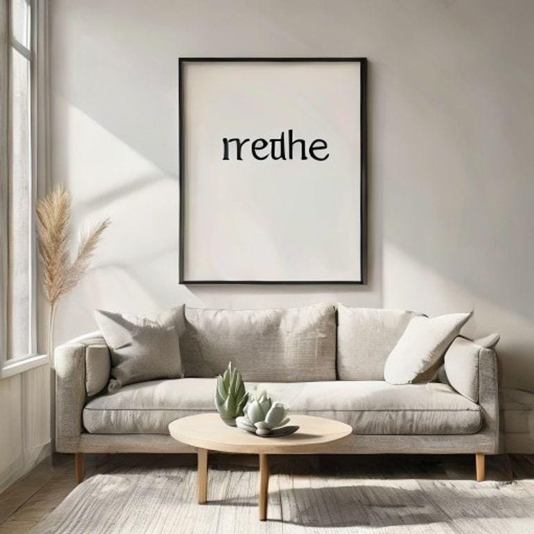 The Art of Words in Modern Home Decor